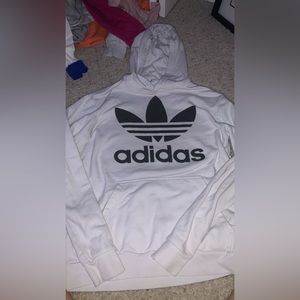 Both are size small. Adidas hoodie.